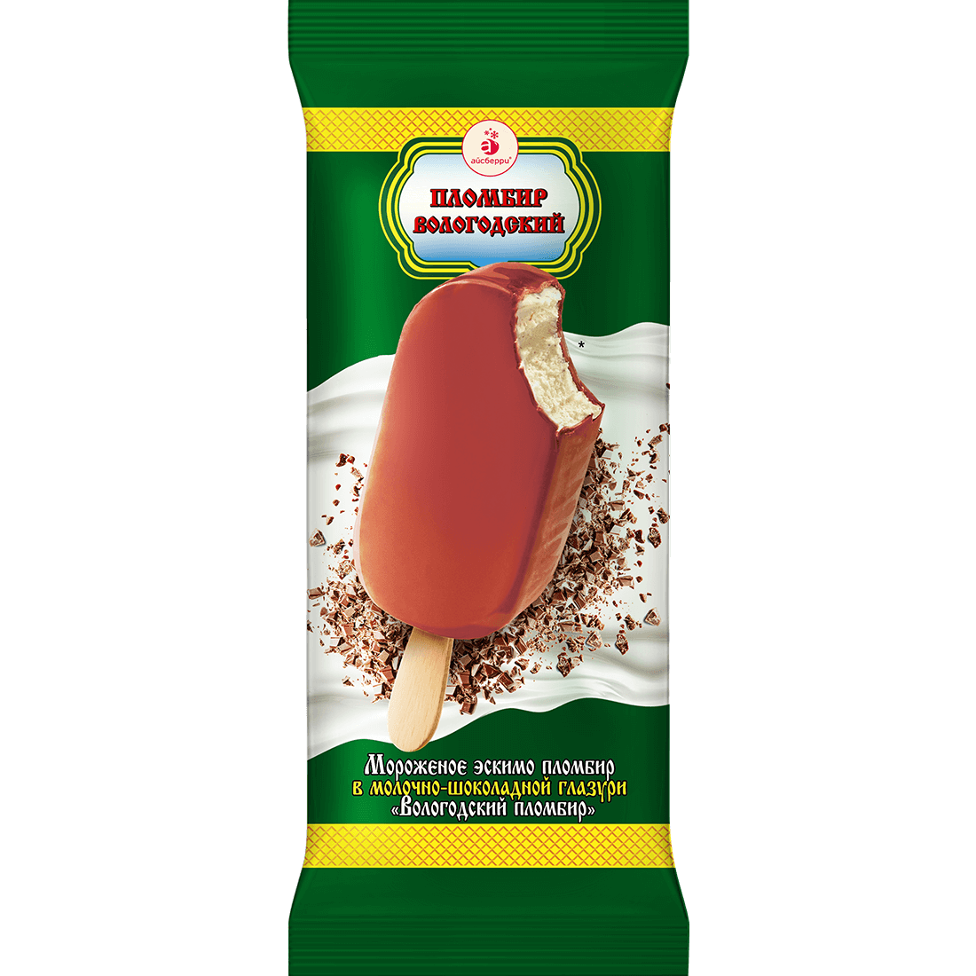 Эскимо пломбир молочный шоколад